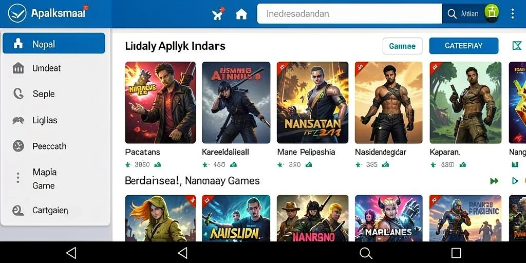 Tampilan karakter utama dalam mode pertempuran.