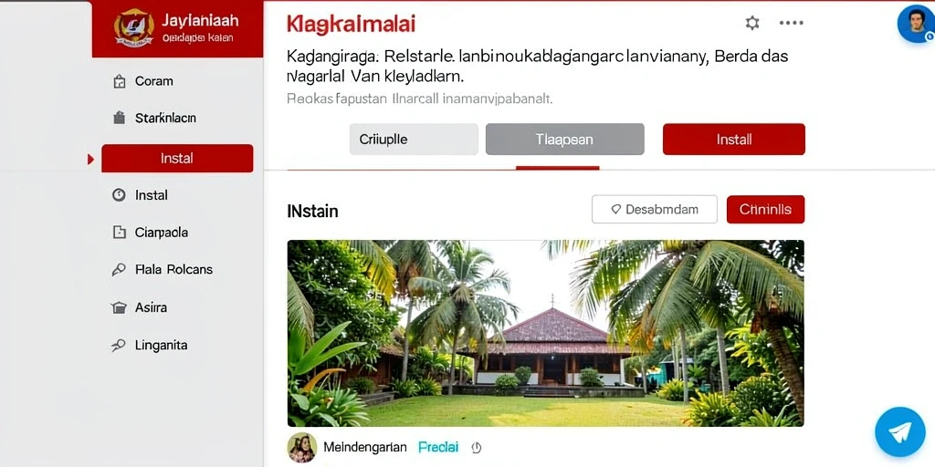 Tampilan antarmuka yang sederhana dan menarik.