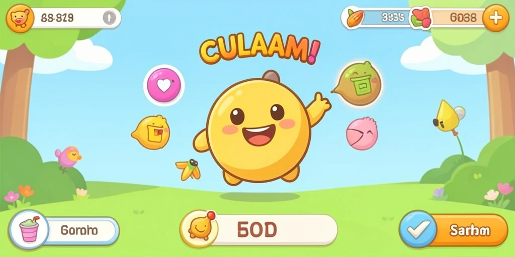 Tampilan menarik dengan kerang yang lucu.