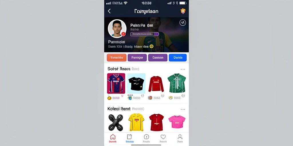 Tampilan antarmuka permainan yang menarik dan ramah pengguna.