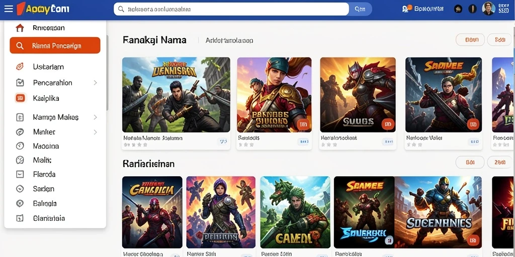 Tampilan antarmuka yang sederhana dan menarik.