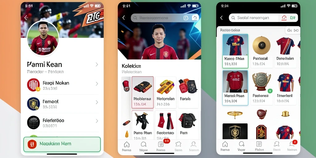 Tampilan antarmuka yang bersih dan modern.