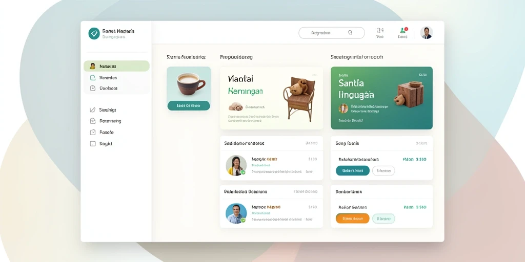 Tampilan antarmuka yang menarik dan user-friendly.