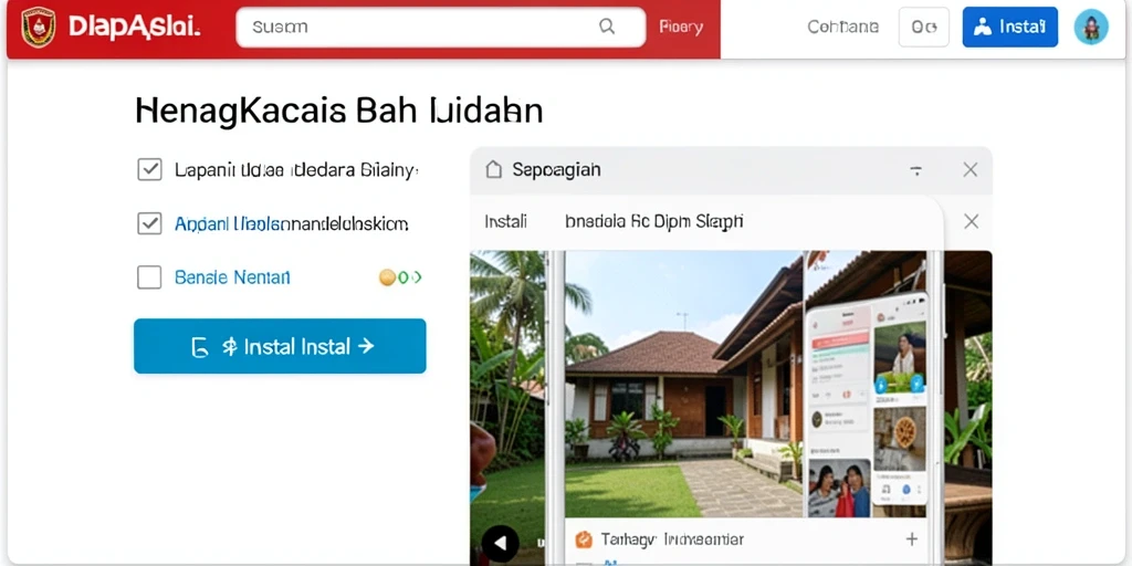 Tampilan antarmuka pengguna yang menarik.