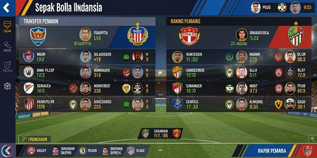 Tampilan menu utama yang menarik dan mudah dinavigasi.